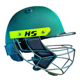 HS 41 Cricket Batting Helmet - Neck Protection | Green