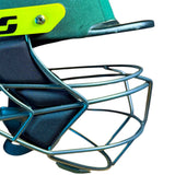 HS 41 Cricket Batting Helmet - Neck Protection | Green
