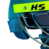 HS 41 Cricket Batting Helmet - Neck Protection | Green