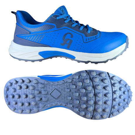 CA JR-20 Cricket Shoes | Rubber Stud - Blue