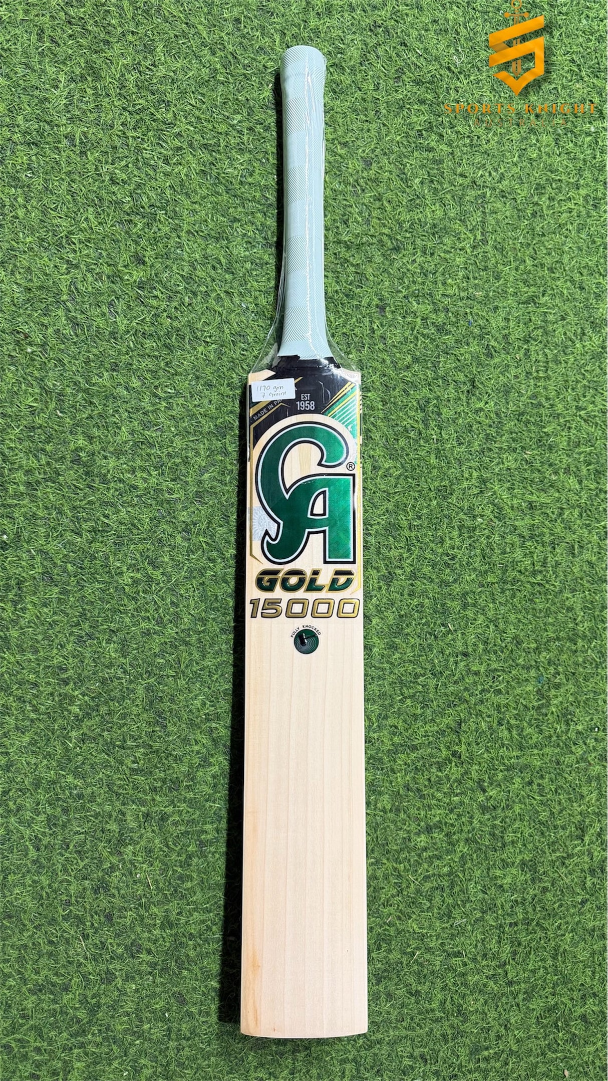 CA Gold 15000 Grade 1 English Willow Bat 1170g - 7 Grains