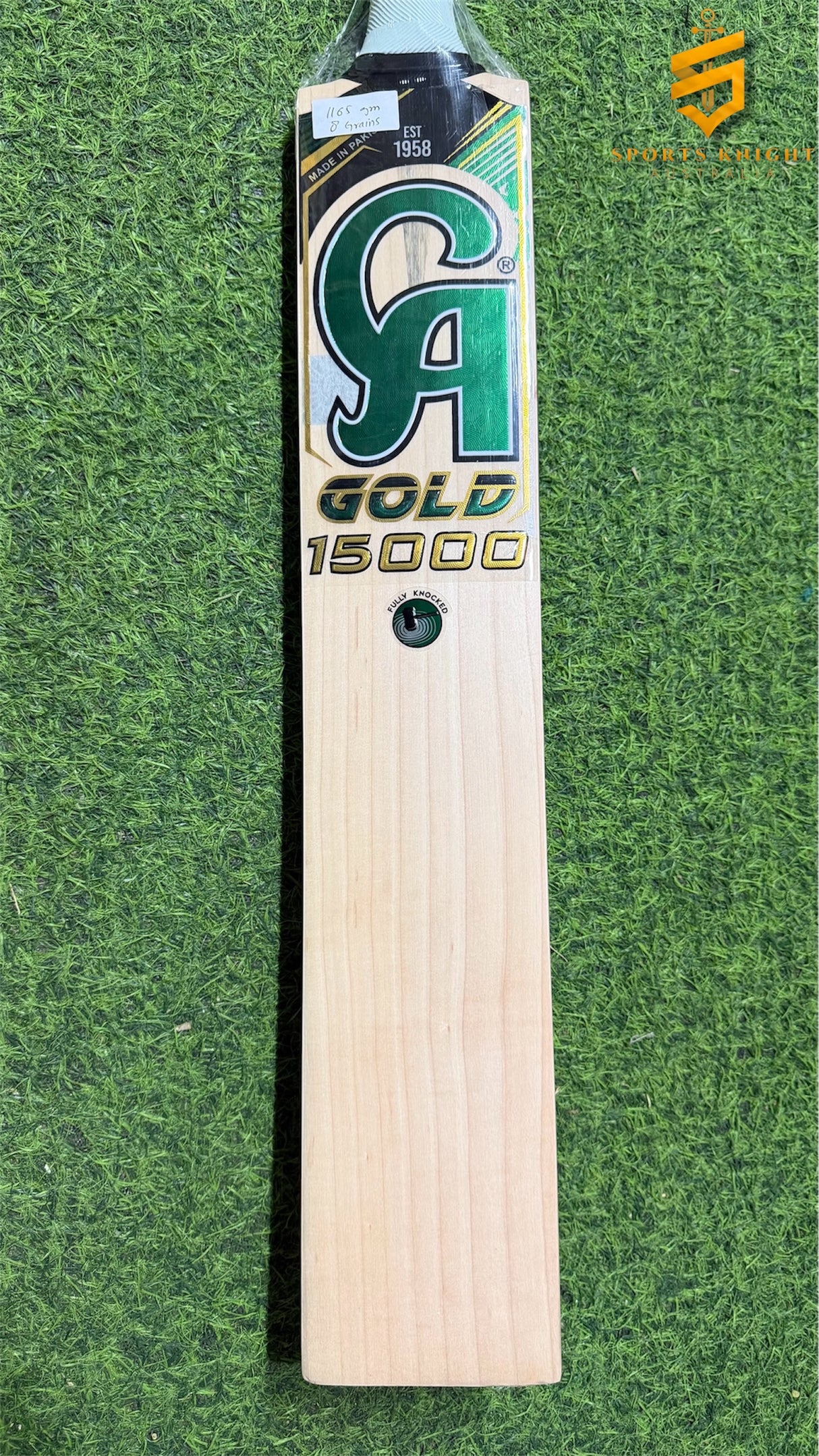 CA Gold 15000 Grade 1 English Willow Bat 1165g - 8 Grains