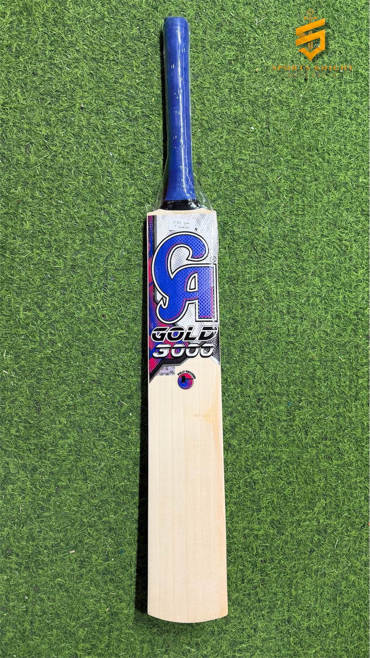 CA Gold 3000 English Willow Cricket bat | 5 Grains - 1170g - 2.7 lb