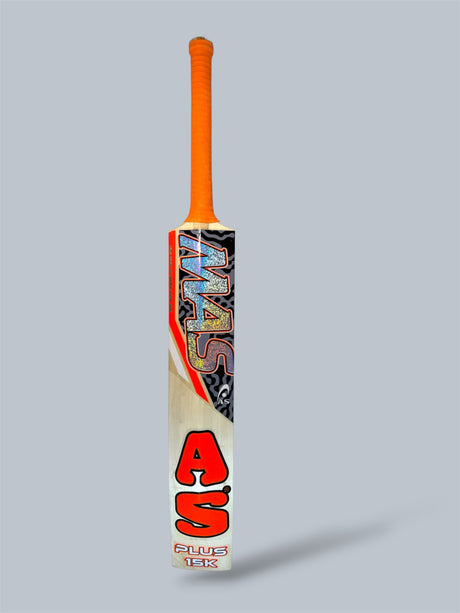 MAS Hard Tennis / Indoor Cricket Bat | Orange