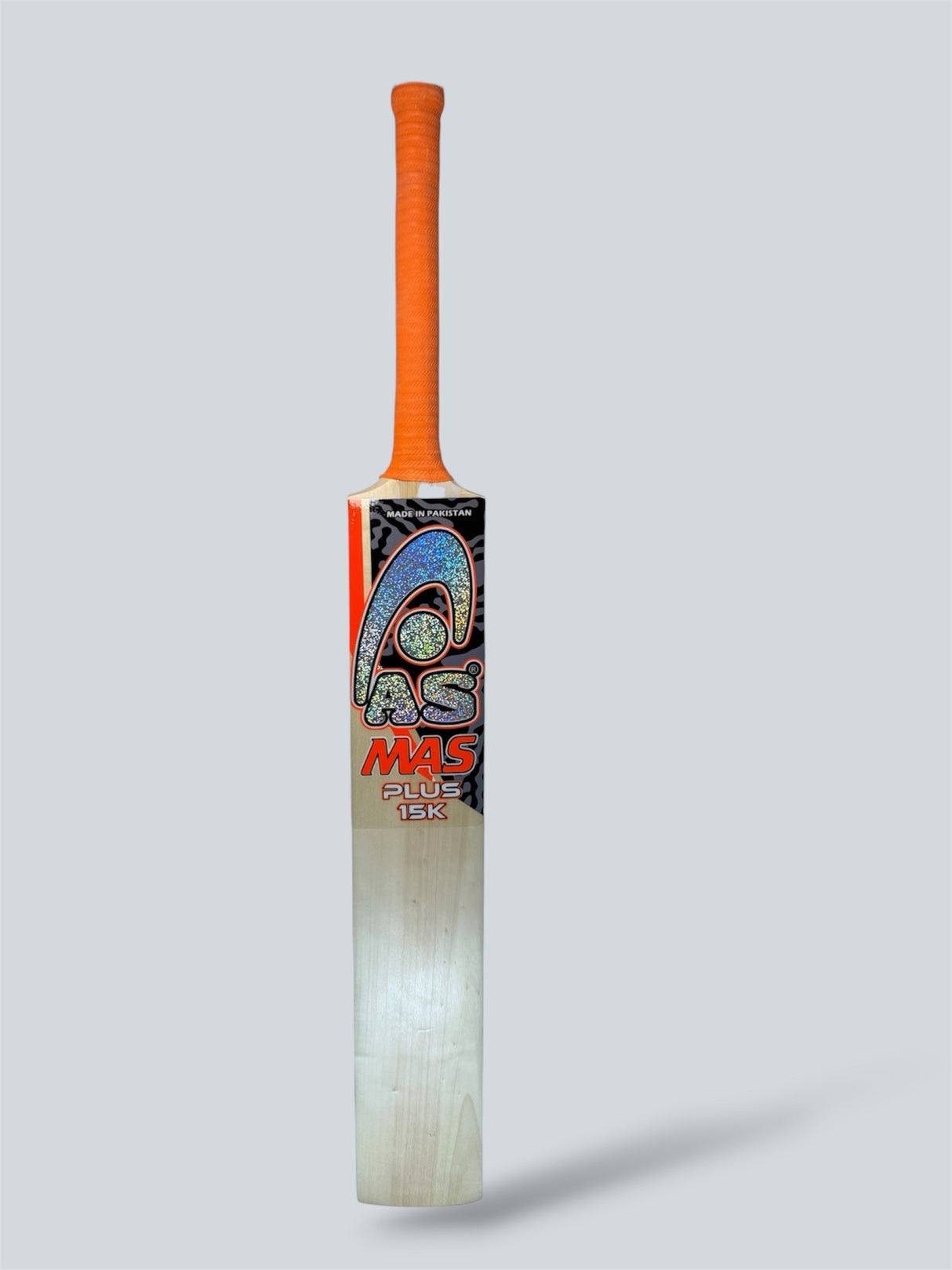 MAS Hard Tennis / Indoor Cricket Bat | Orange