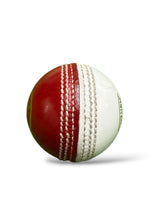 SK Senior Cricket Leather Ball | 2 Piece 156g | Red White