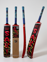 SAKI tape-ball Soft Tennis cricket bat-Coconut Willow - Grade 1