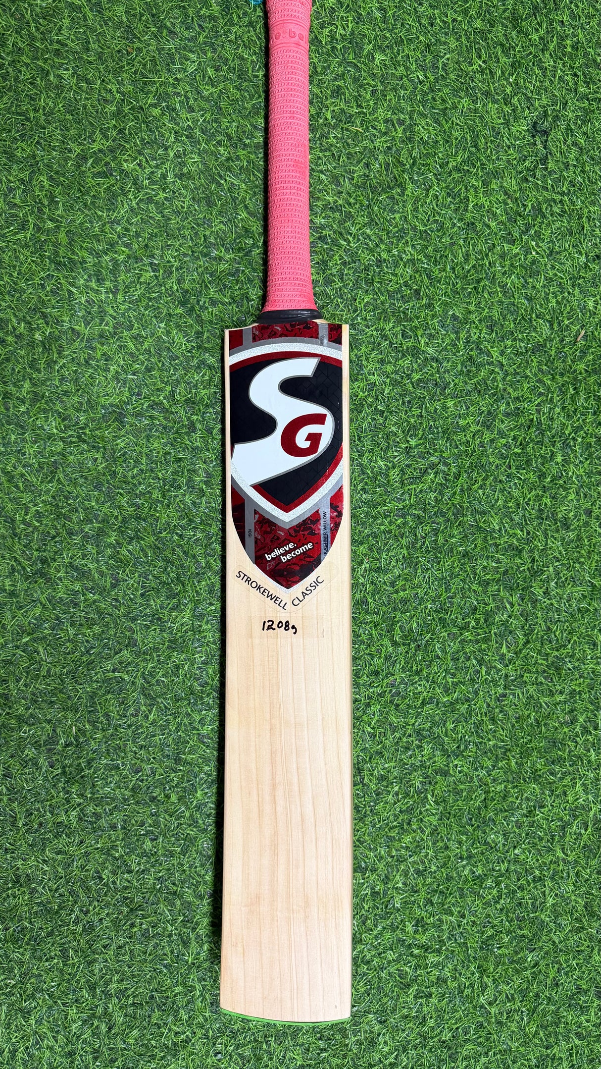 SG Strokewell Classic Kashmir willow Cricket Bat -9 Grains-1208g