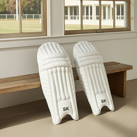 SK Cricket Batting Pads & Gloves - Combo Offer