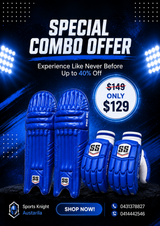SS Cricket Batting Pads & Gloves - Combo Offer