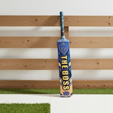 TM The Boss Tape-ball Soft Tennis cricket bat-Coconut Willow Grade 1 (Blue )
