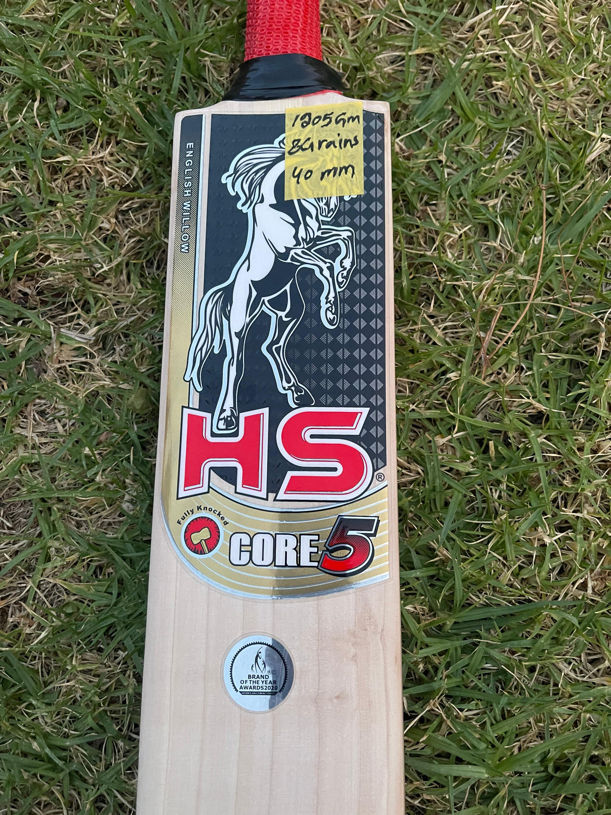 HS CORE-5 ENGLISH WILLOW CRICKET BAT-SH-8 GRAINS-1205g