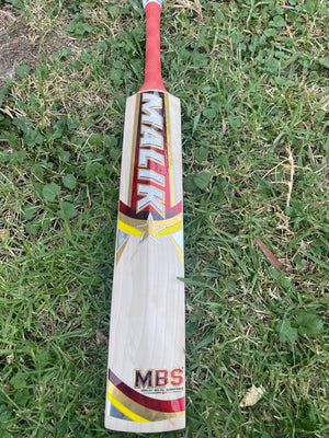 MALIK MBS PRO EDITION ENGLISH WILLOW CRICKET BAT-7 GRAINS-1217g