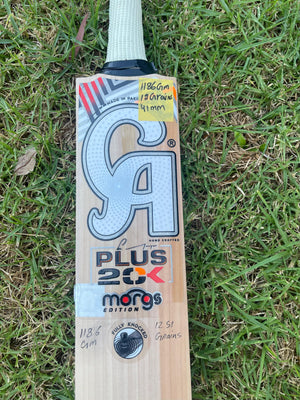 CA PLUS 20K MORGS Edition English Willow Cricket bat-1187g-10 Grains