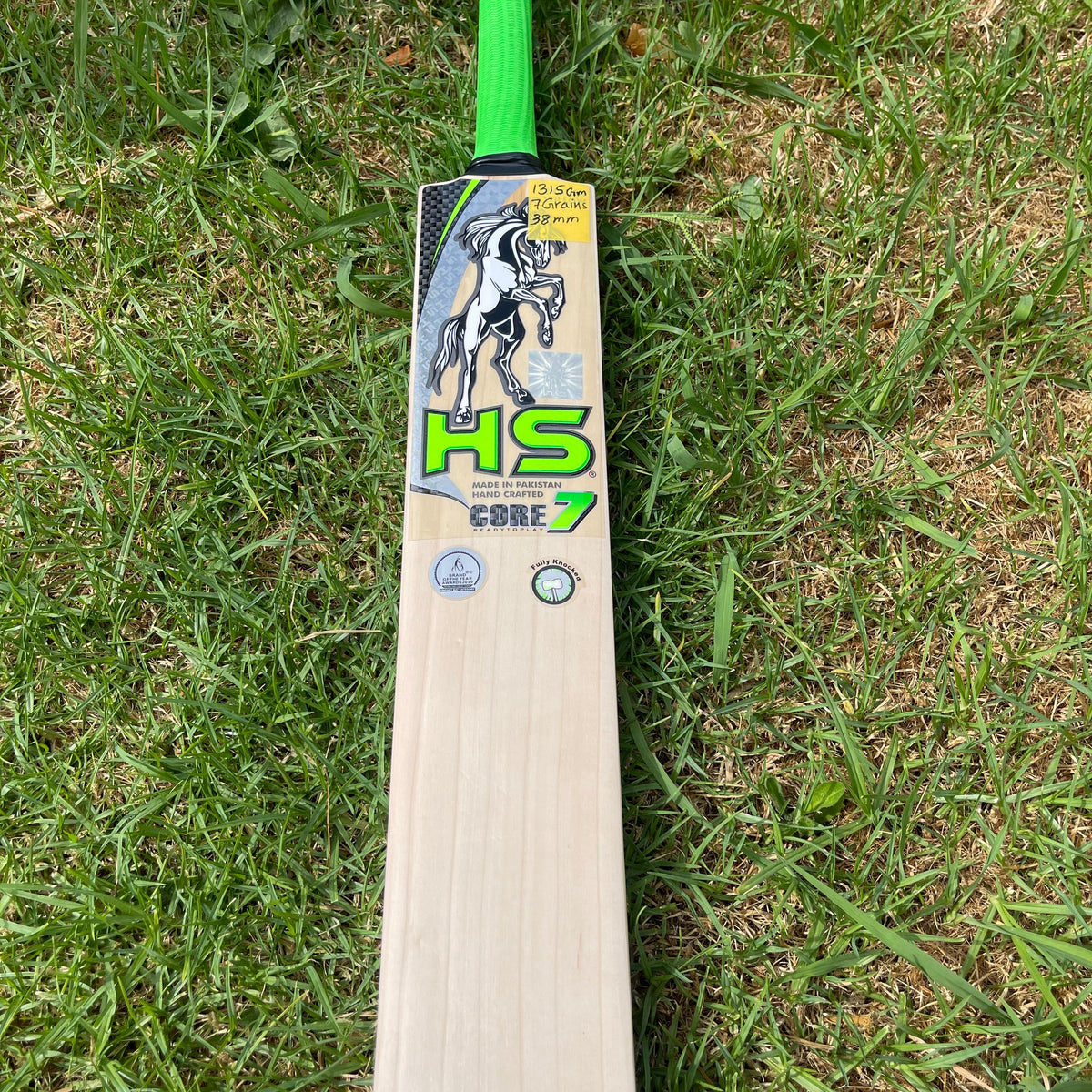 HS CORE-7 Grade 1 English Willow Cricket bat- 1315g-7 Grains – Sports ...