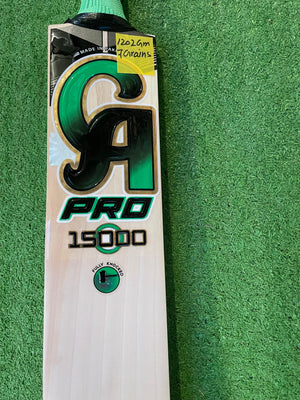 CA PRO 15000 English Willow Cricket Bat-7 Grains-1202g
