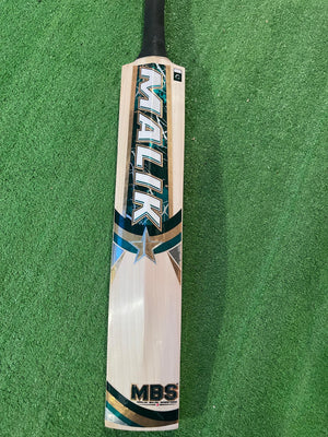 MB MALIK PLAYERS EDITION ENGLISH WILLOW CRICKET BAT -1215g-10 Grains
