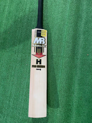 MB MALIK H PRO EDITION ENGLISH WILLOW CRICKET BAT-8 GRAINS-1245g