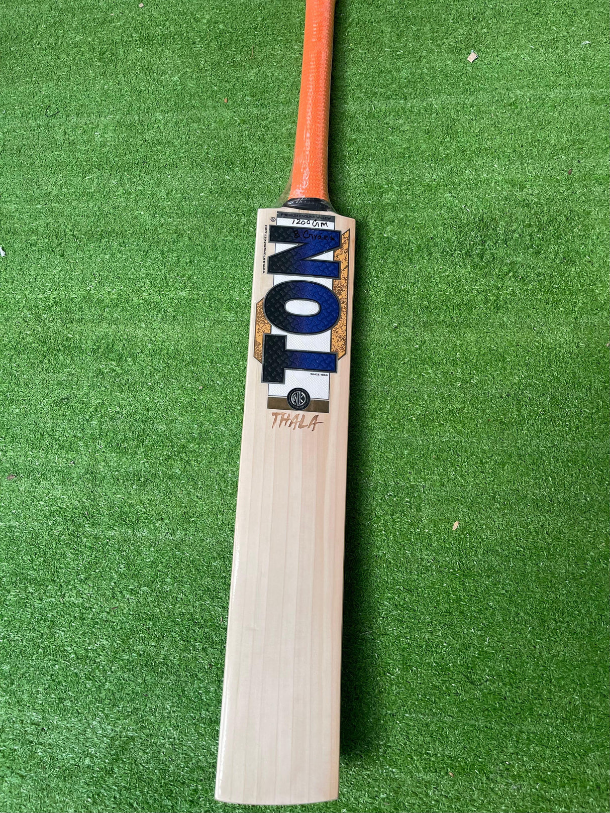 TON THALA EDITION | Premium Grade 1 English willow Cricket Bat - 8 Grains- 1200g