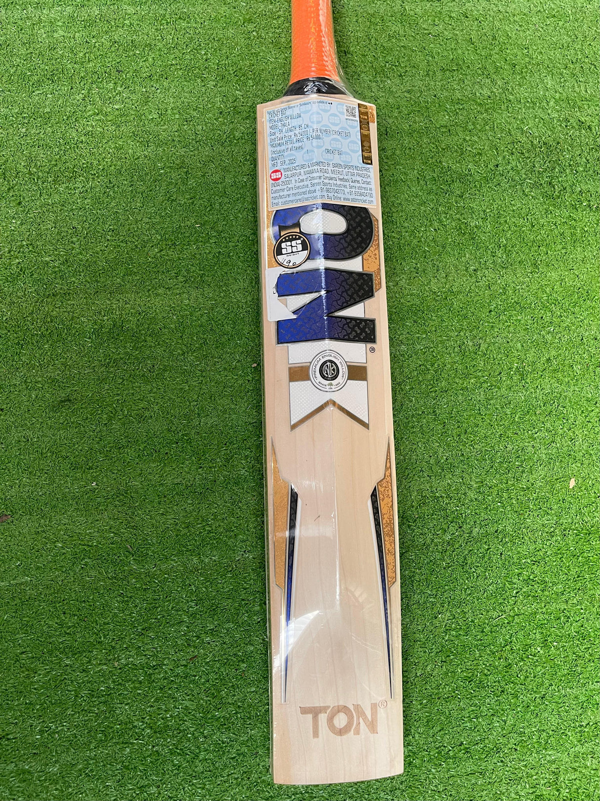 TON THALA EDITION | Premium Grade 1 English willow Cricket Bat - 8 Grains- 1200g