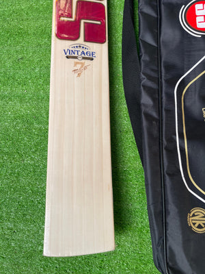 SS VINTAGE 7 Finisher Premium English willow Cricket Bat - 7 Grains - 1170g