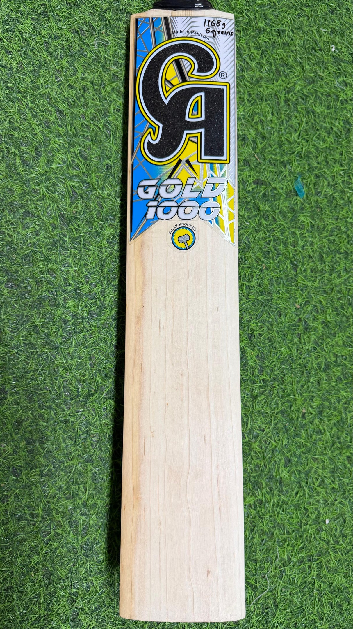 CA GOLD 1000 English Willow Cricket Bat - 1168g - 6 Grains