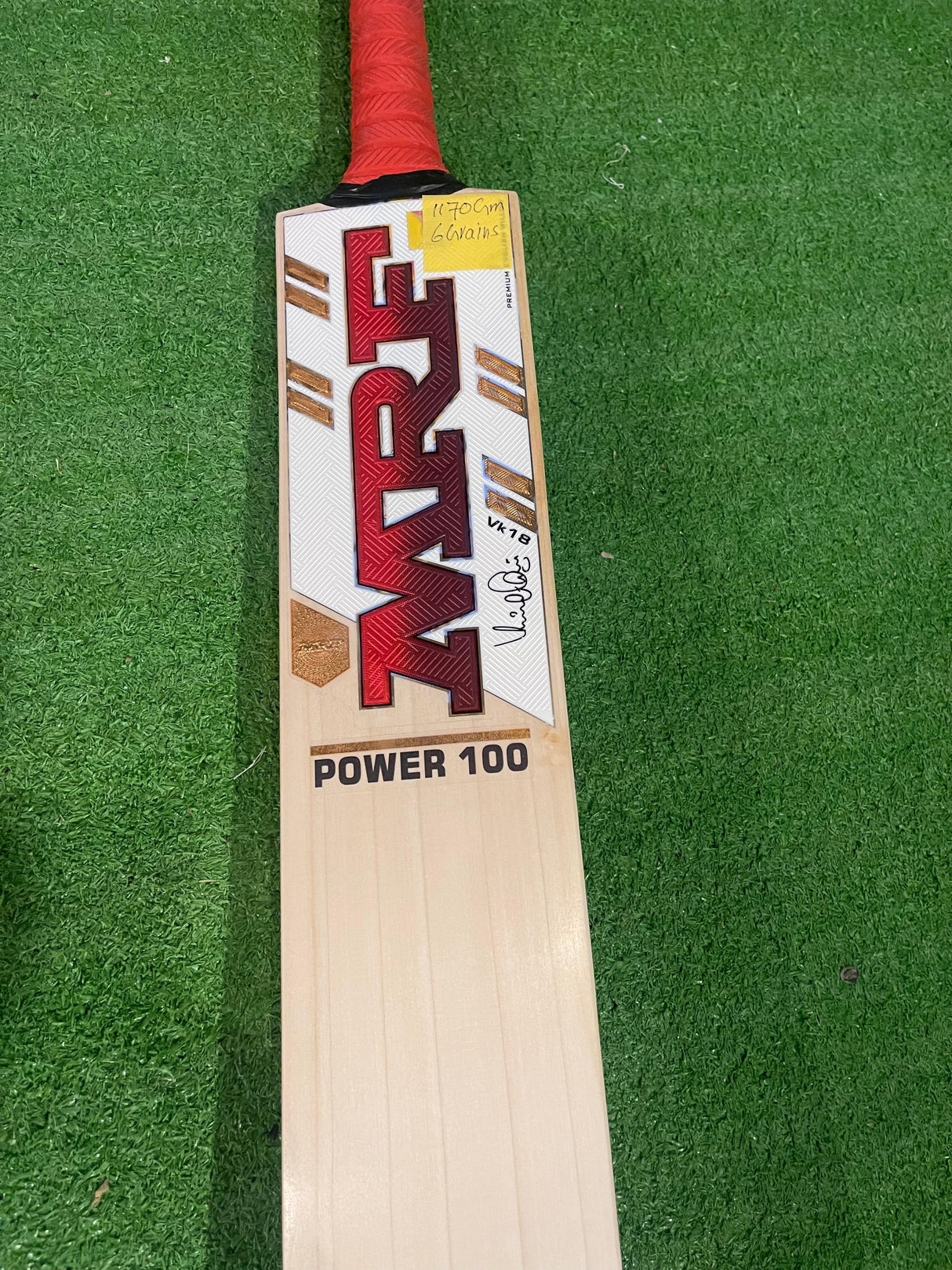 MRF Power 100 English Willow Cricket Bat -1165g