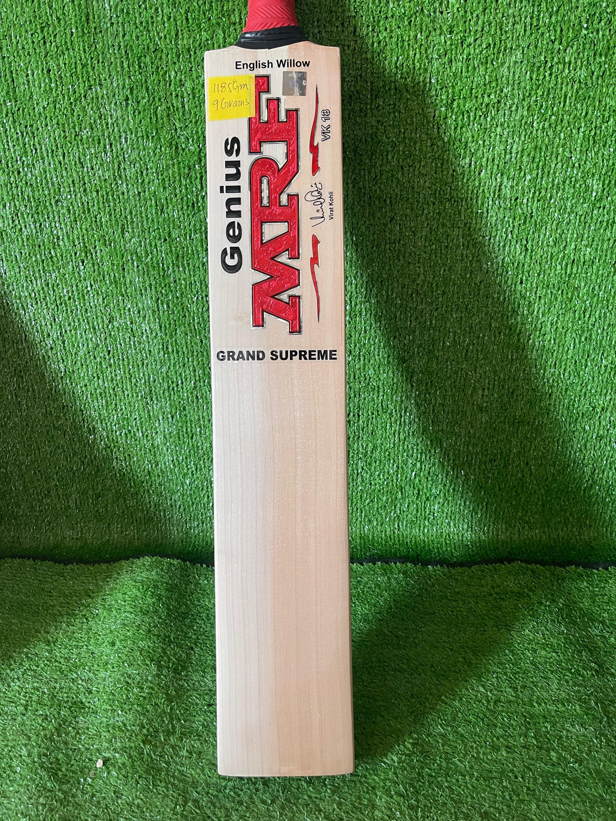MRF Genius Grand Supreme Edition English Willow Cricket Bat - 9 Grains / 1185g