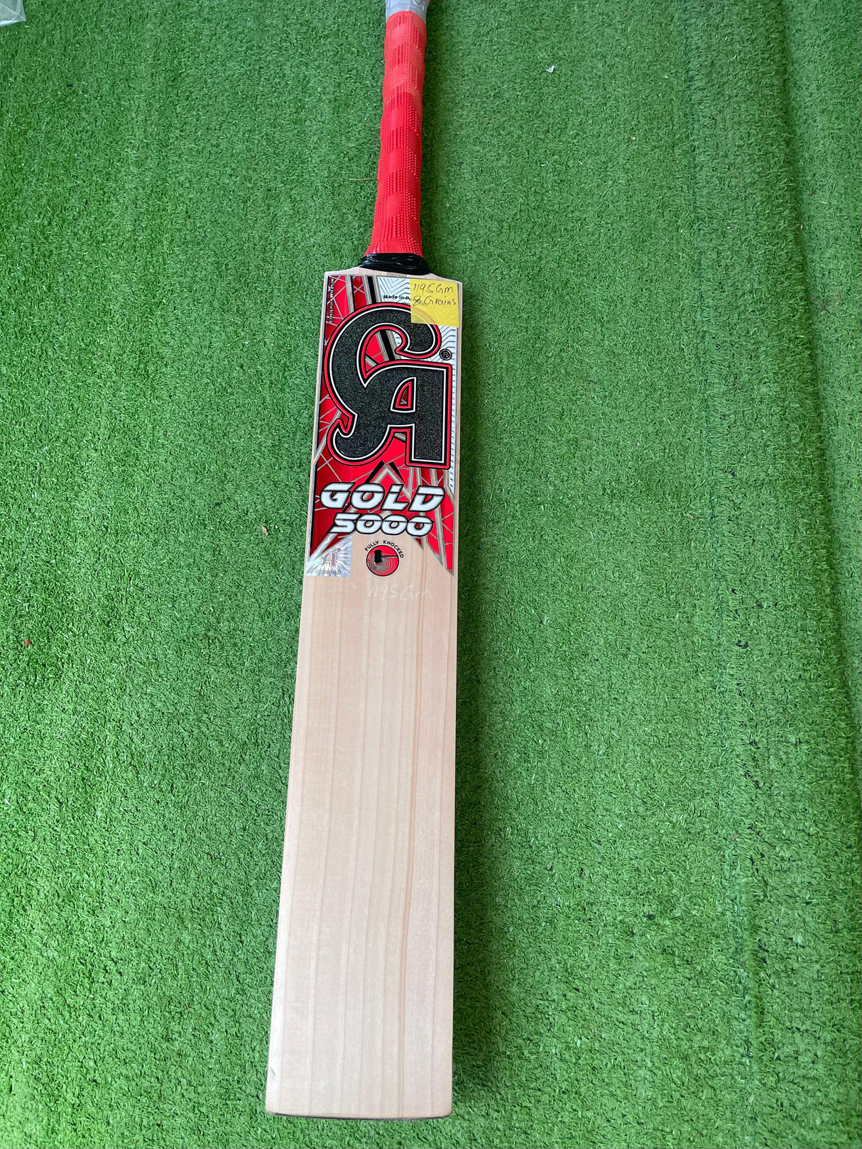 CA Gold 5000 English Willow Cricket Bat-8 Grains 1195