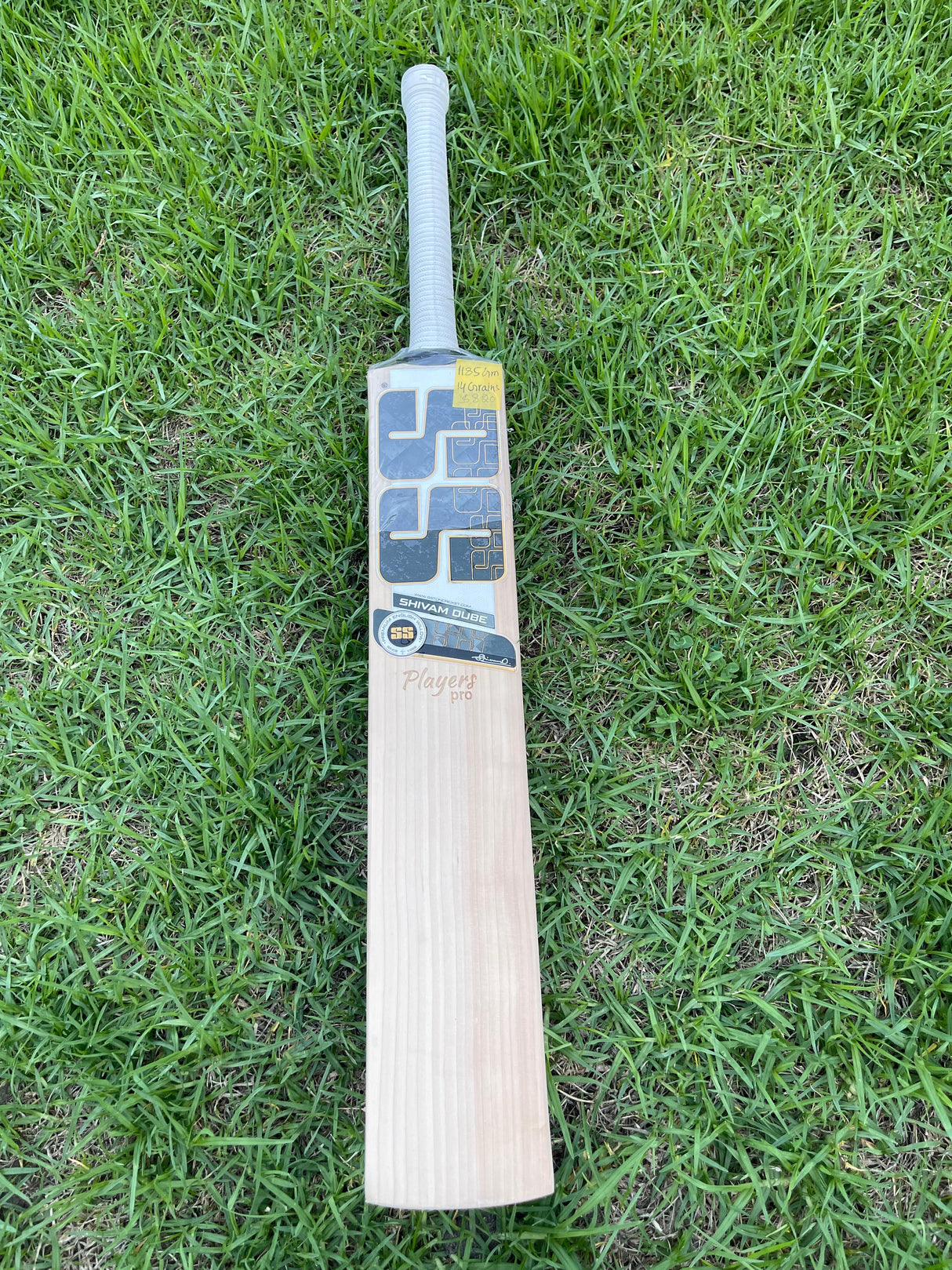 SS Players Pro Shivam Dube English willow Cricket Bat - 14 Grains - 1185g