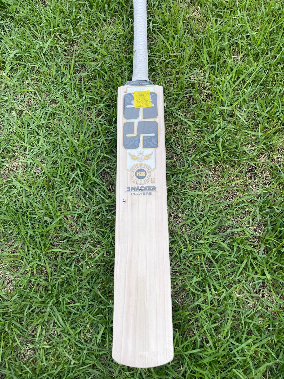 SS Smacker Players English willow Cricket Bat - 7 Grains - 1165g  4