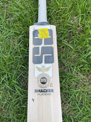 SS Smacker Players English willow Cricket Bat - 7 Grains - 1165g  4