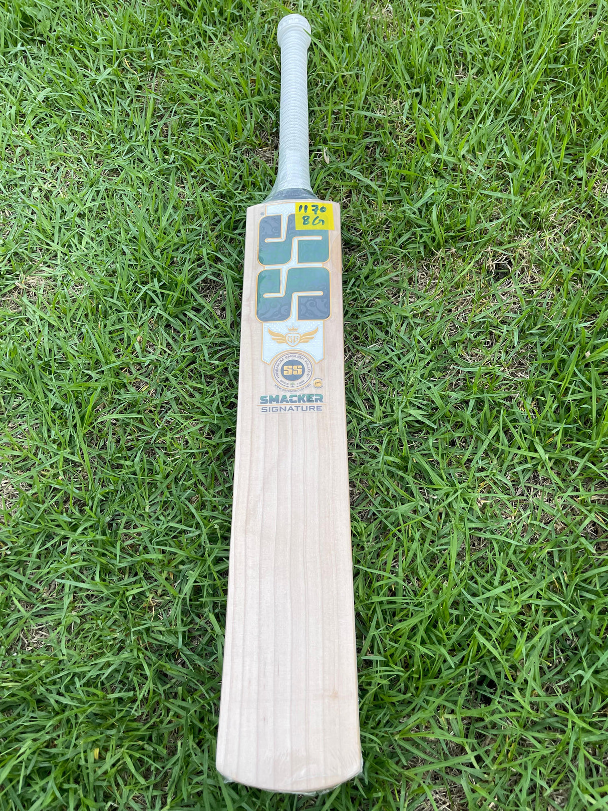 SS Smacker Signature Premium English willow Cricket Bat - 8 Grains - 1170g