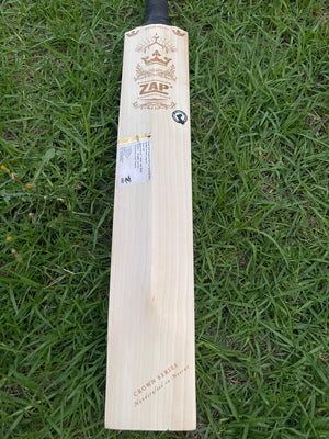 ZAP Crown Lagacy Premium English willow Cricket Bat - 12 Grains - 1115g