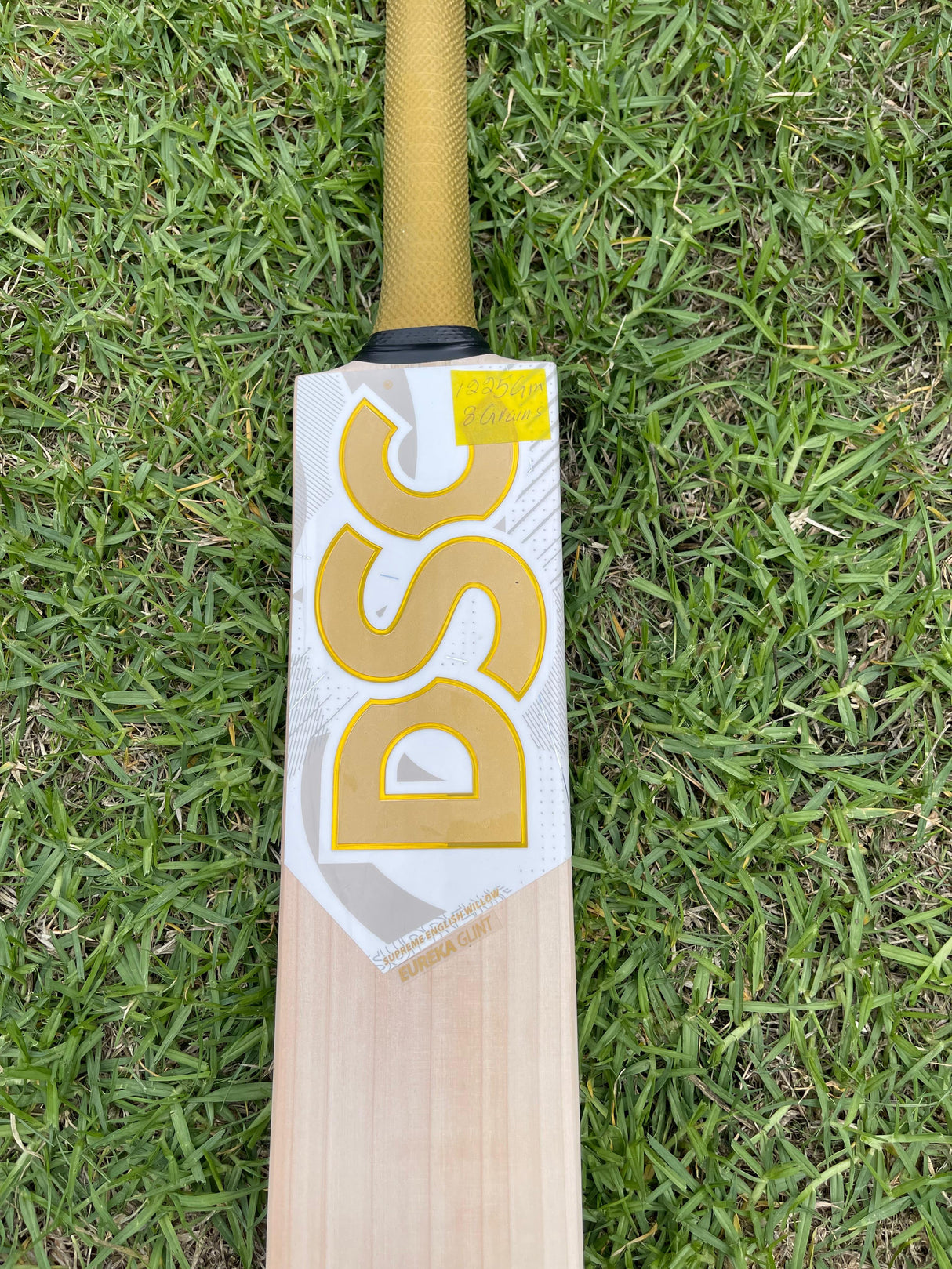 DSC Eureka Glint Supreme English willow Cricket Bat - 8 Grains - 1225 g