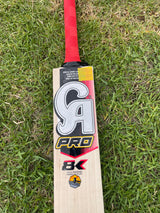 CA Pro 8k English Willow Cricket Bat 6 grains / 1215g - 2.7 lb