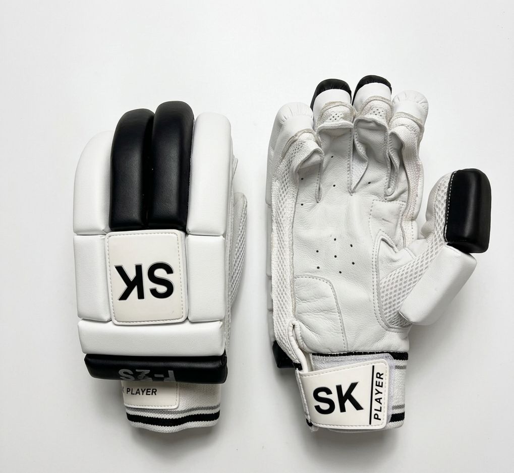 SK T-20 Cricket batting gloves | Black