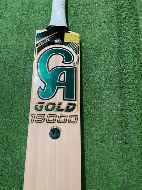 CA Gold 15000 Grade 1 English Willow Bat 1210g - 6 Grains - 2.7 lb