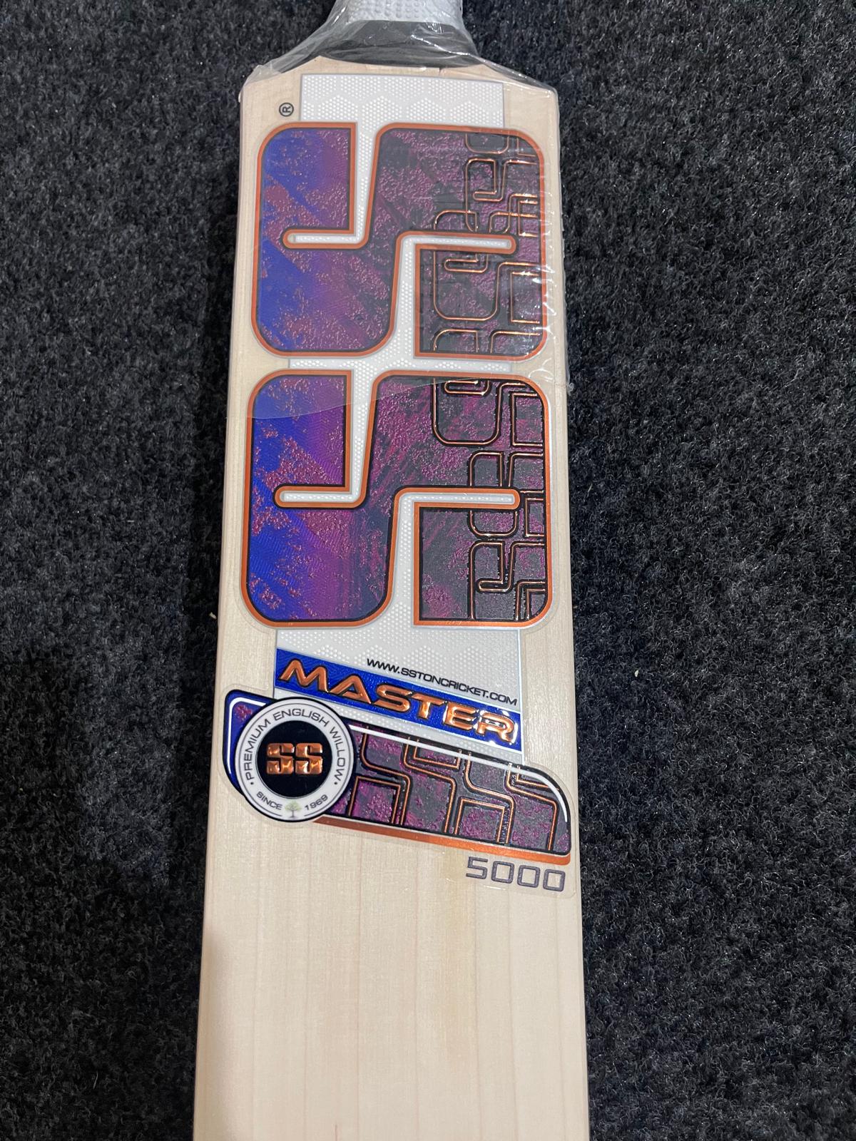 SS Master 5000 English willow Cricket Bat - SRT Profile -1195g