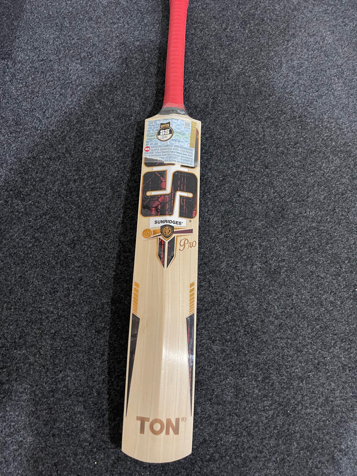 SS Sword English willow Cricket Bat - 6 Grains 1200g - 2.7lb-SH