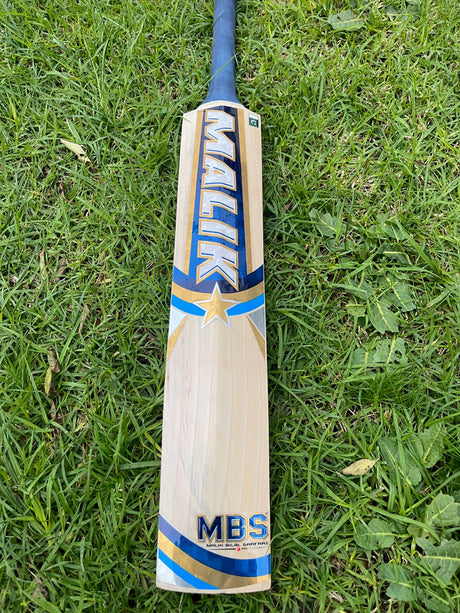 Malik MBS Limited Edition Grade 2 English Willow Cricket Bat | 1230g 7 Grains