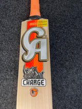CA CHARGE English Willow Cricket Bat - 8 Grains-1225g - 2.7 lb