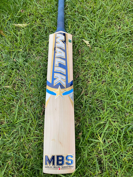 Malik MBS Limited Edition Grade 2 English Willow Cricket Bat | 1270g 8 Grains