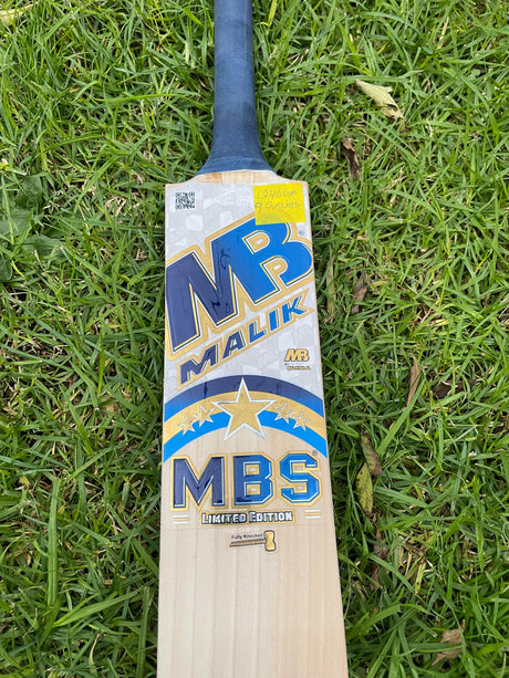 Malik MBS Limited Edition Grade 2 English Willow Cricket Bat | 1246g 9 Grains
