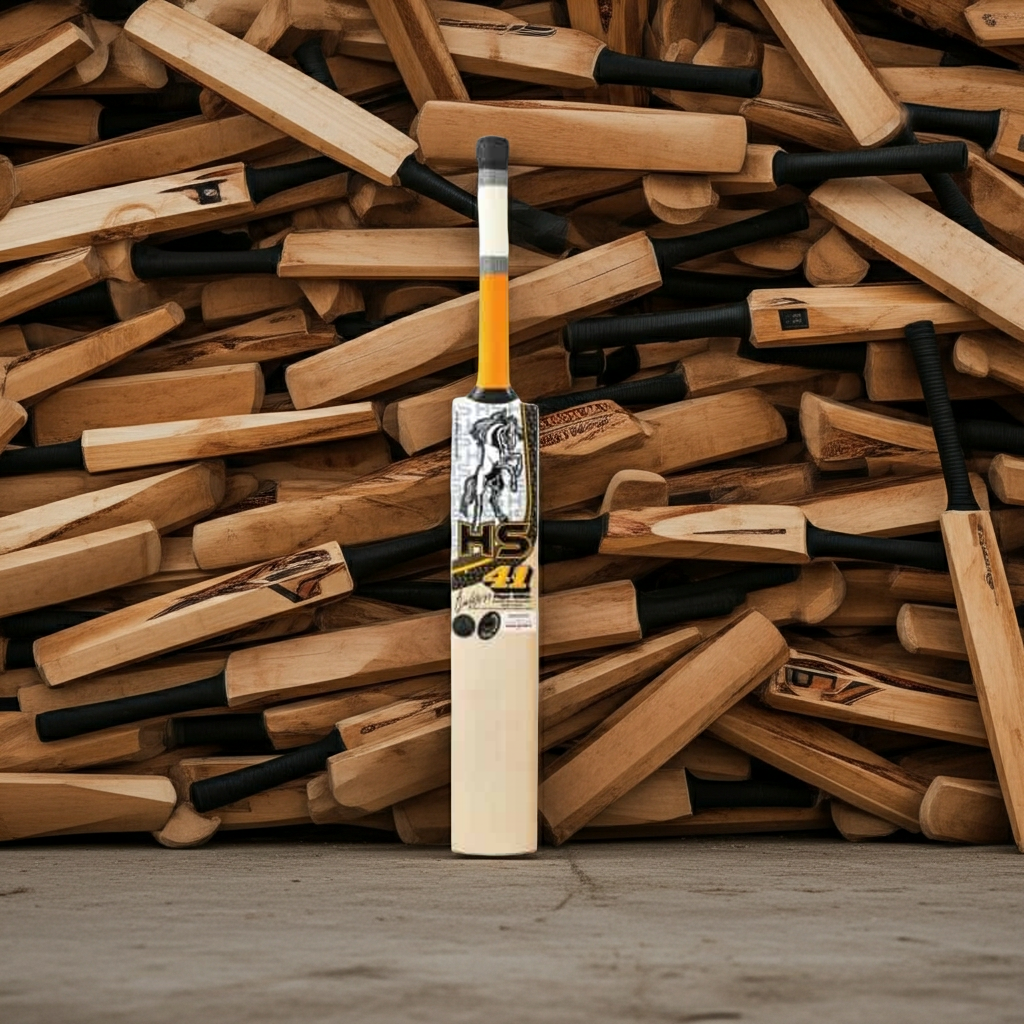 HS 41-Grade 1 English Willow Cricket Bat-SH-7Grains-1264g