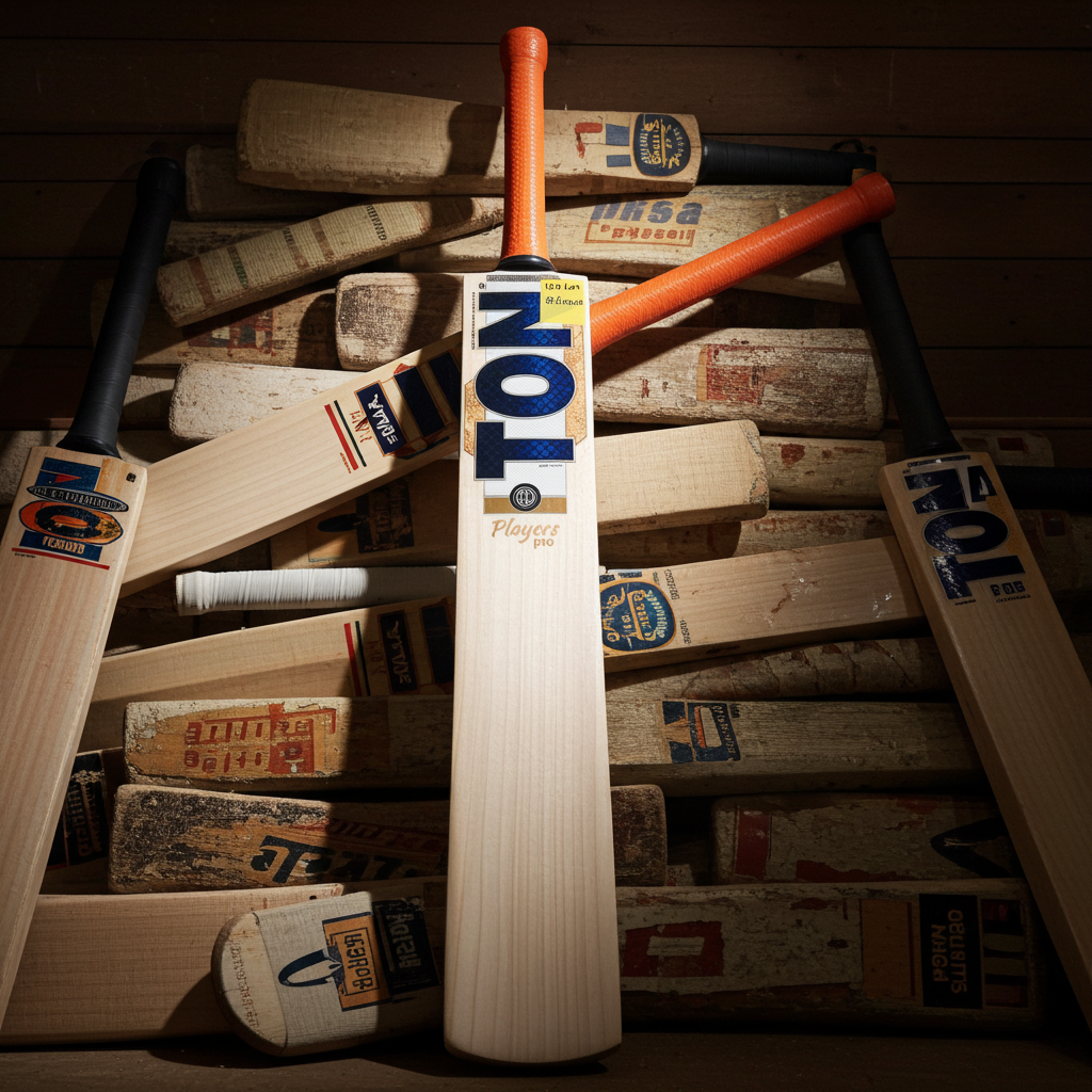 TON Players Pro | English willow Cricket Bat - 12 Grains- 1180g
