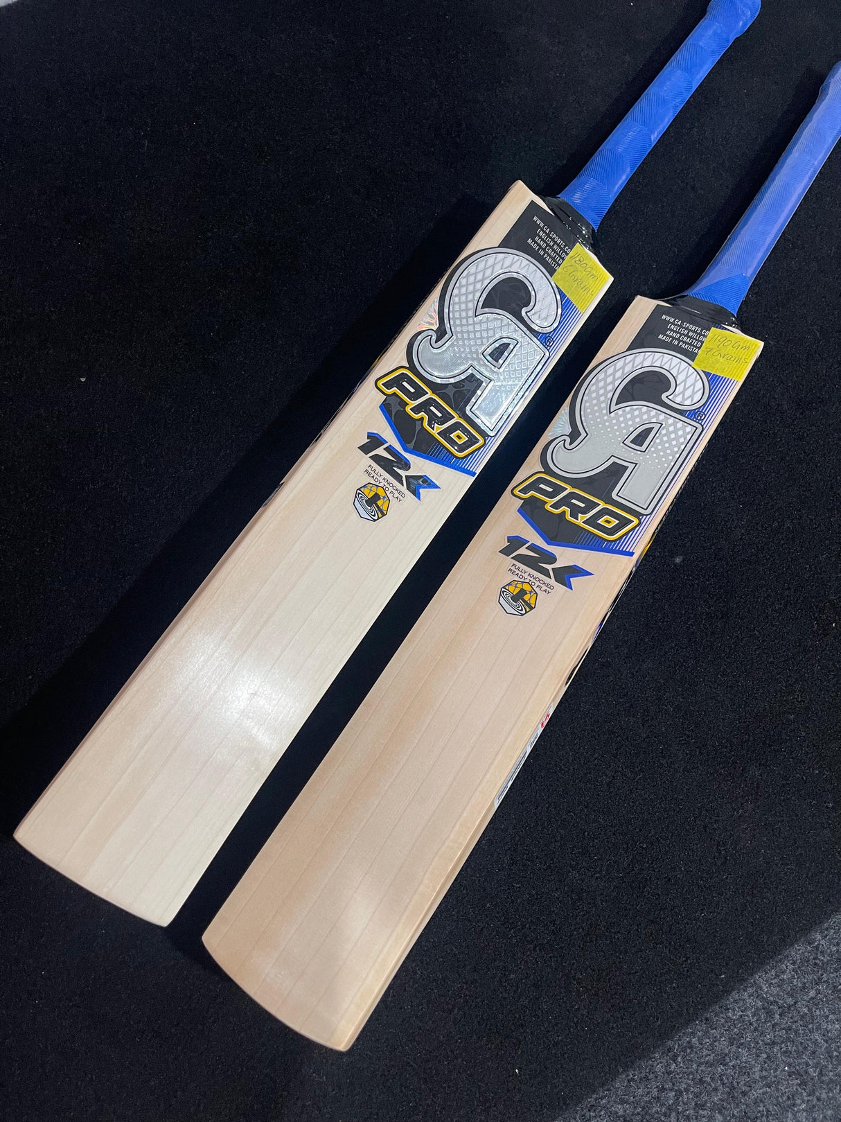 CA PRO 12k English Willow Bat | 1180g 6 Grains & 1190g 7 Grains - 2.7 lb
