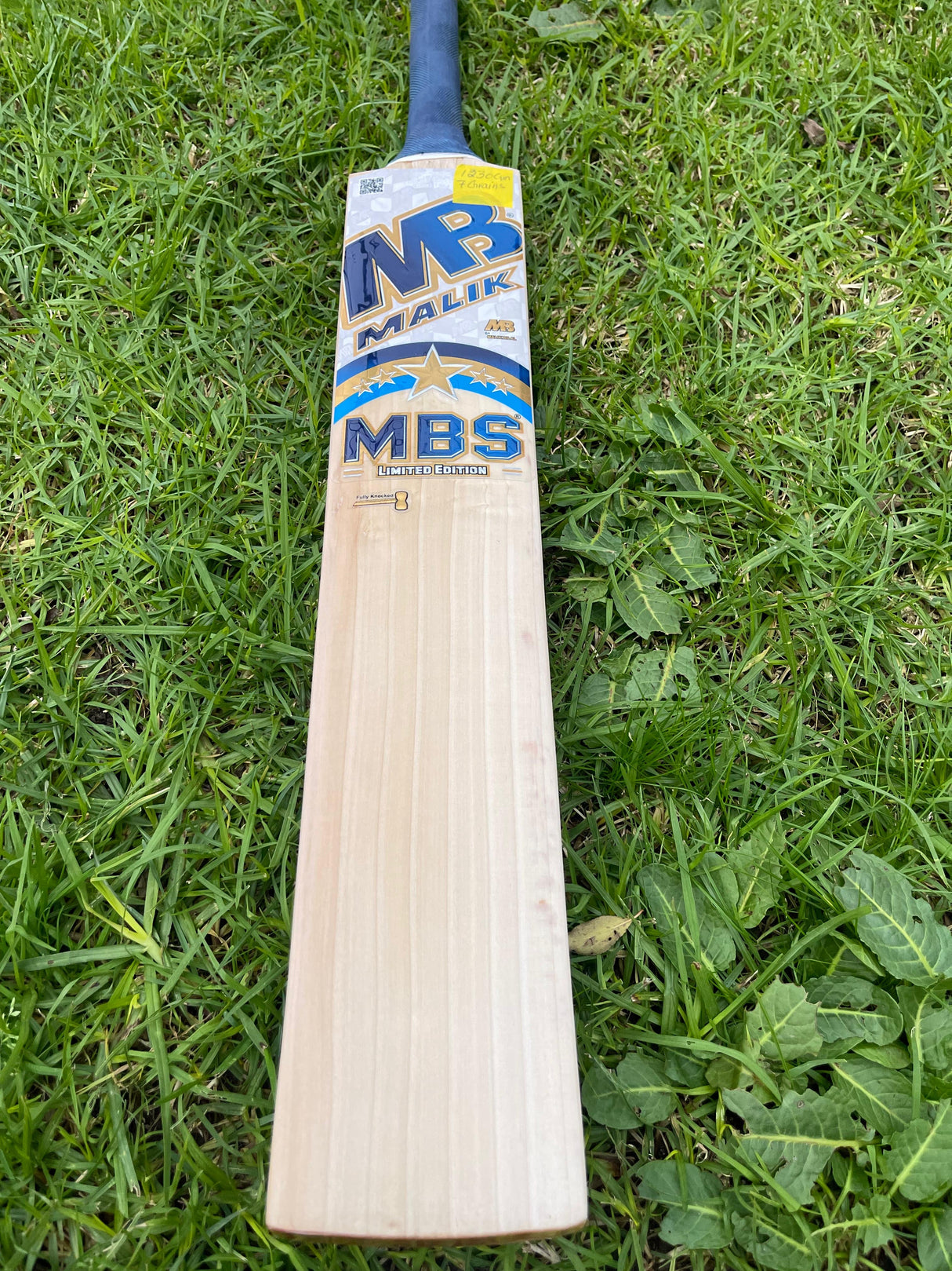 Malik MBS Limited Edition Grade 2 English Willow Cricket Bat | 1230g 7 Grains