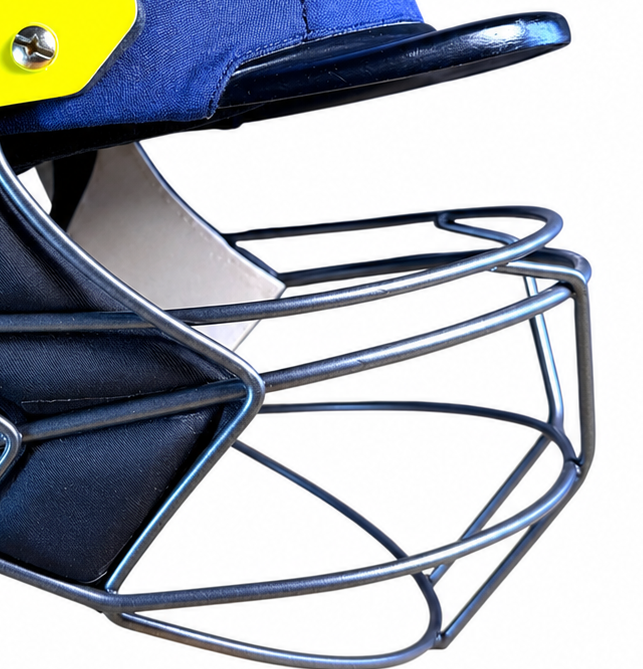 HS 41 Cricket Batting Helmet - Neck Protection | Dark Blue