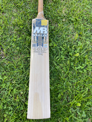 MB MALIK GOLD PLATINUM ENGLISH WILLOW CRICKET BAT-9 GRAINS-1210g